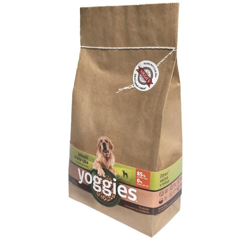 YOGGIES hladno stiskana hrana - JAGNJETINA, RIBA 1,2 kg