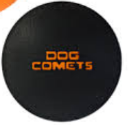 ŽOGA ZA PSA KOMET ČRNO/ORANŽNA M