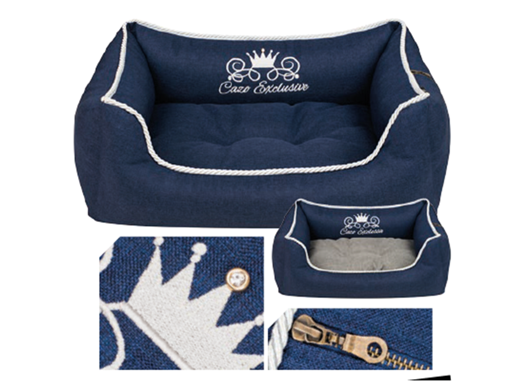 CAZO SOFT BED ROYAL LINE NAVY BLUE 75X60