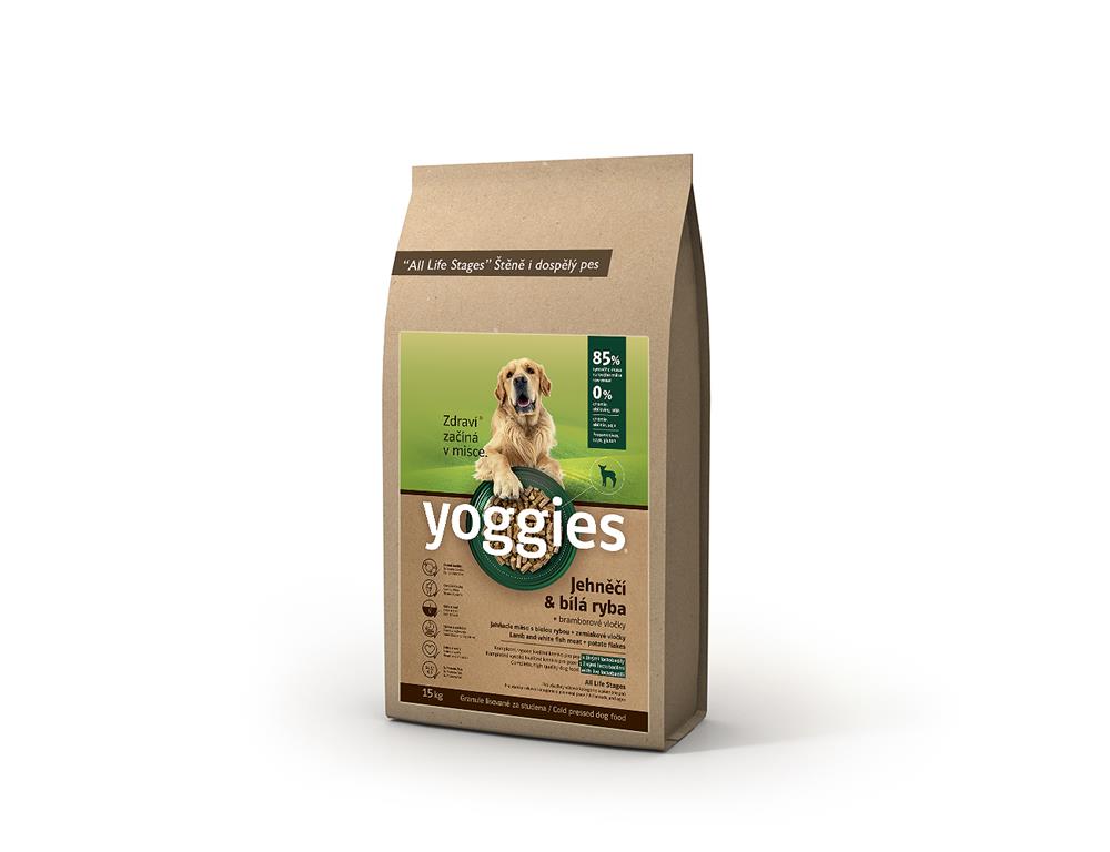YOGGIES JAGNJETINA IN BELA RIBA 15KG