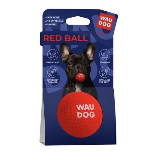 WAUDOG ŽOGA ZA PSE RDEČA 7CM