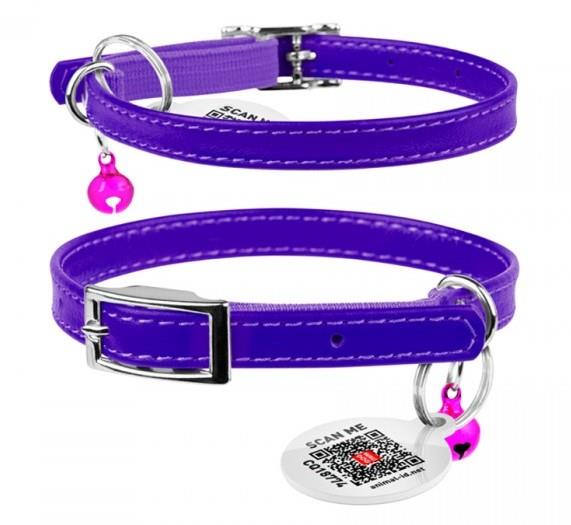 OVRATNICA ZA MUCE COLLAR VIJOLA 22-30CM