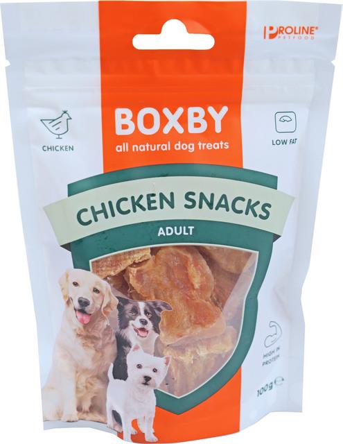 BOXBY PIŠČANČJI SNACKS 100G