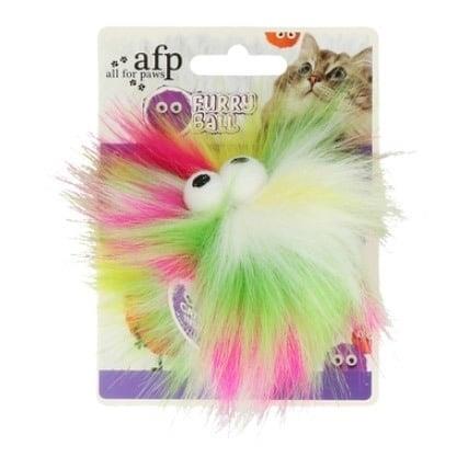 Žoga za muce FLUFFY- rumena