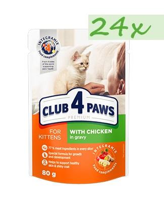 CLUB 4 PAWS KITTENS GRAVY 80G