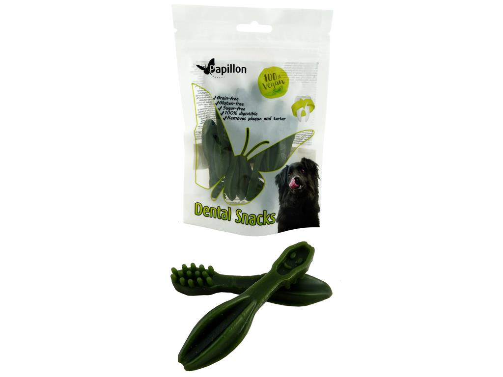 PAPILLON DENTAL SNACK S MINT 100G