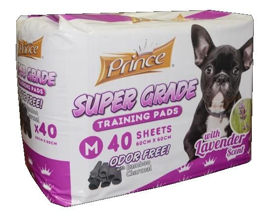 PRINCE TRAINING PADS 60X60 SIVKA 40KOS