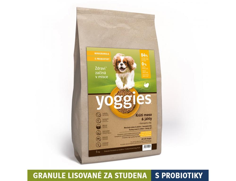 YOGGIES MINIGRANULE PURAN & PROSO 15KG