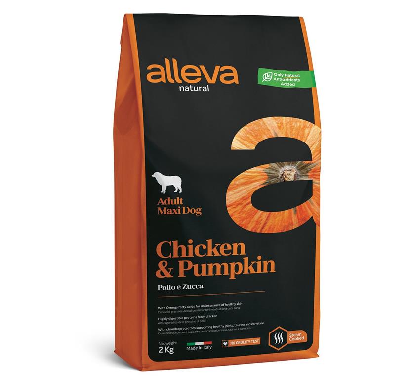 ALLEVA NATURAL ADULT CHIC.&PUMP.MAXI 2KG