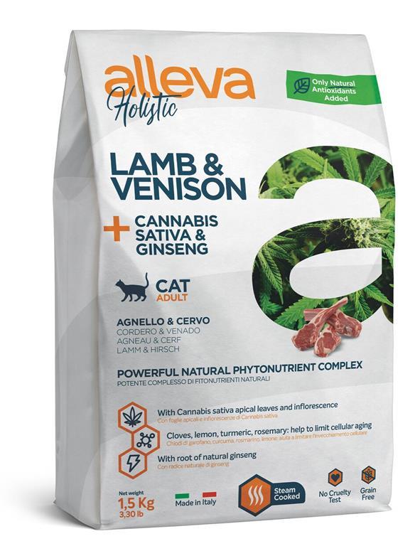 HOLISTIC CAT ADULT LAMB&VENISON 1,5KG