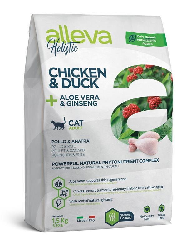 HOLISTIC CAT ADULT CHICKEN &DUCK 1,5KG