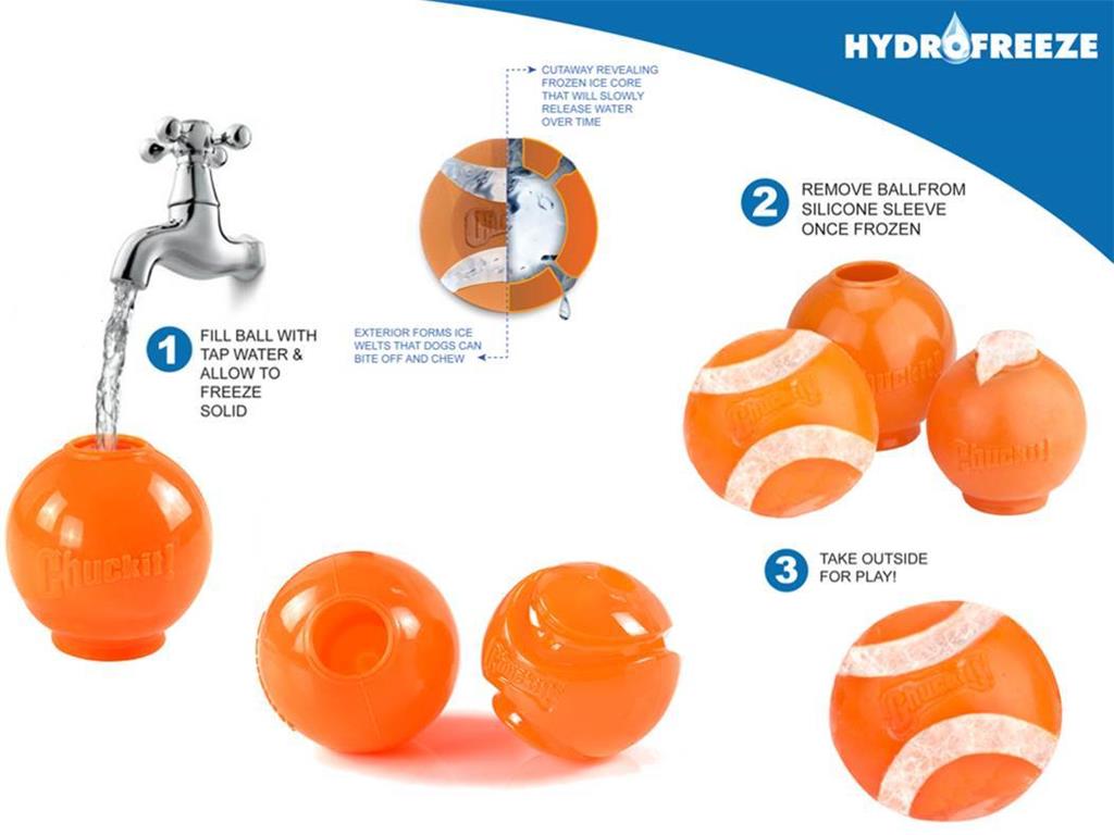 CHUCKIT HYDROFREEZE BALL MEDIUM