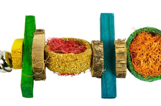BIRRDEEEZ Igrača za ptice - PARROT LOOFAH