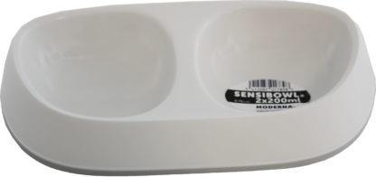 GB POSODA PLASTIČNA DVOJNA BELA