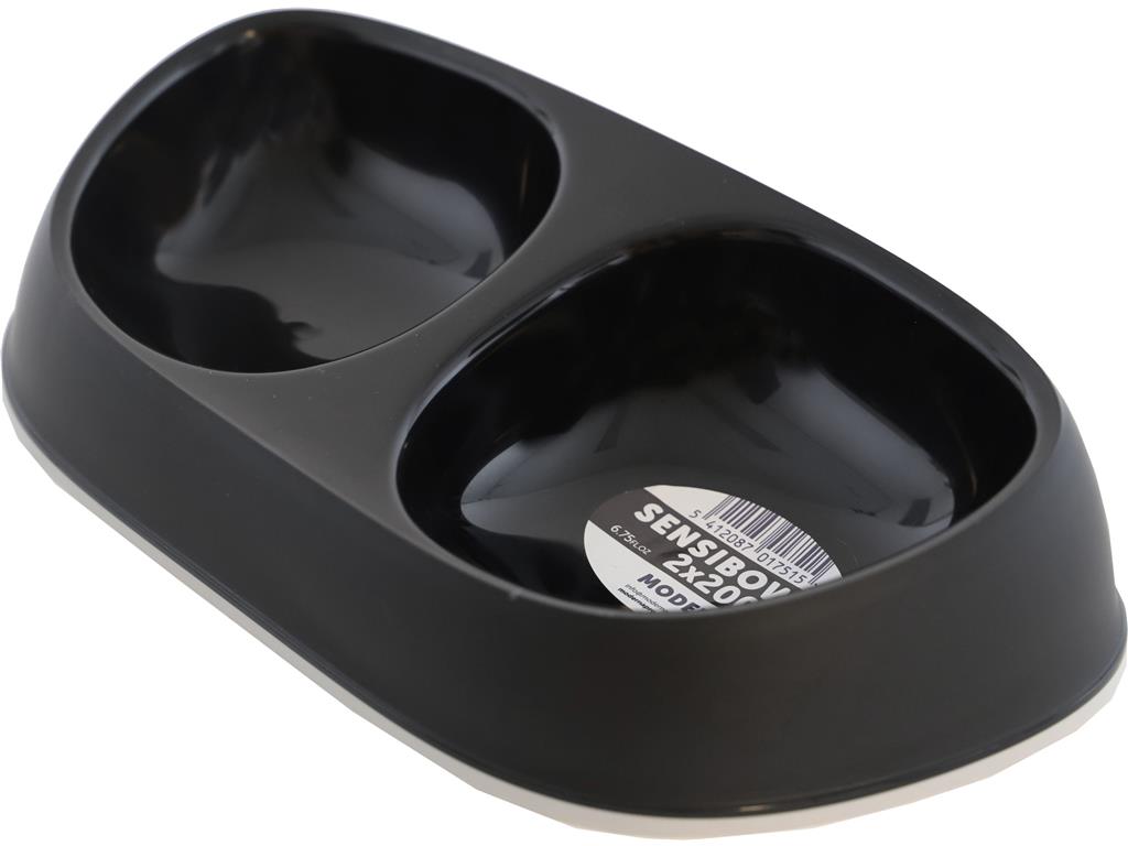 GB POSODA DVOJNA PLASTIČNA ČRNA