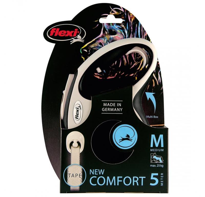 FLEXI NEW COMFORT M 5M ČRN TRAK