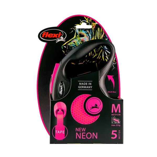 FLEXI NEW NEON ROZA M 5M TRAK