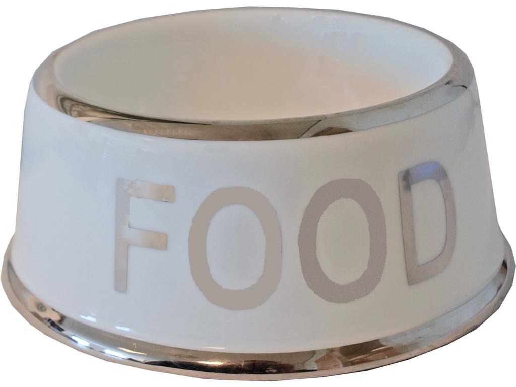 GB POSODA ZA HRANO BELA 18CM