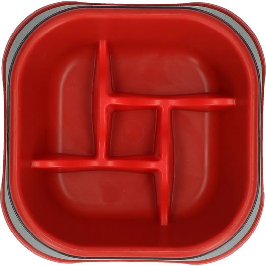 POSODA EAT SLOW Amaze Pinwheel RDEČA S