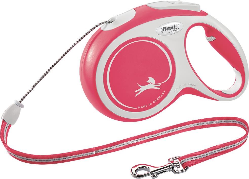 FLEXI NEW COMF.CORD M RDEČ 8M