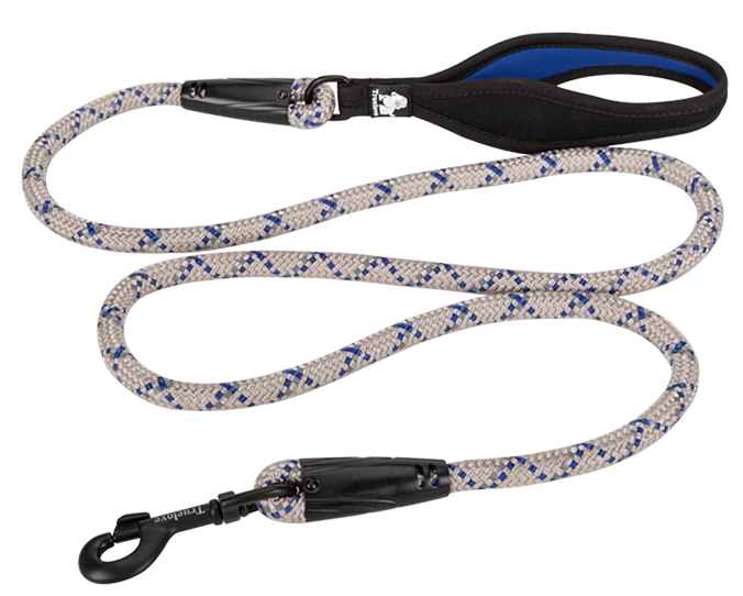 TRUELOVE POVODEC GRAY/ROYAL BLUE L 180CM