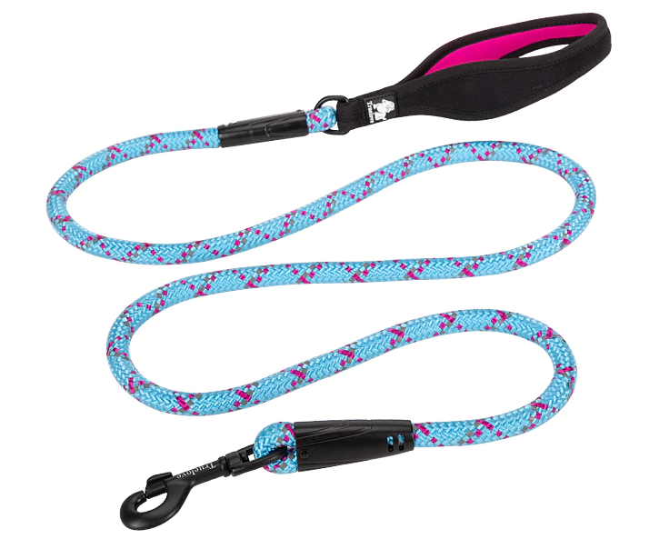 TRUELOVE POVODEC SKY BLUE/FUCHIA L/180CM