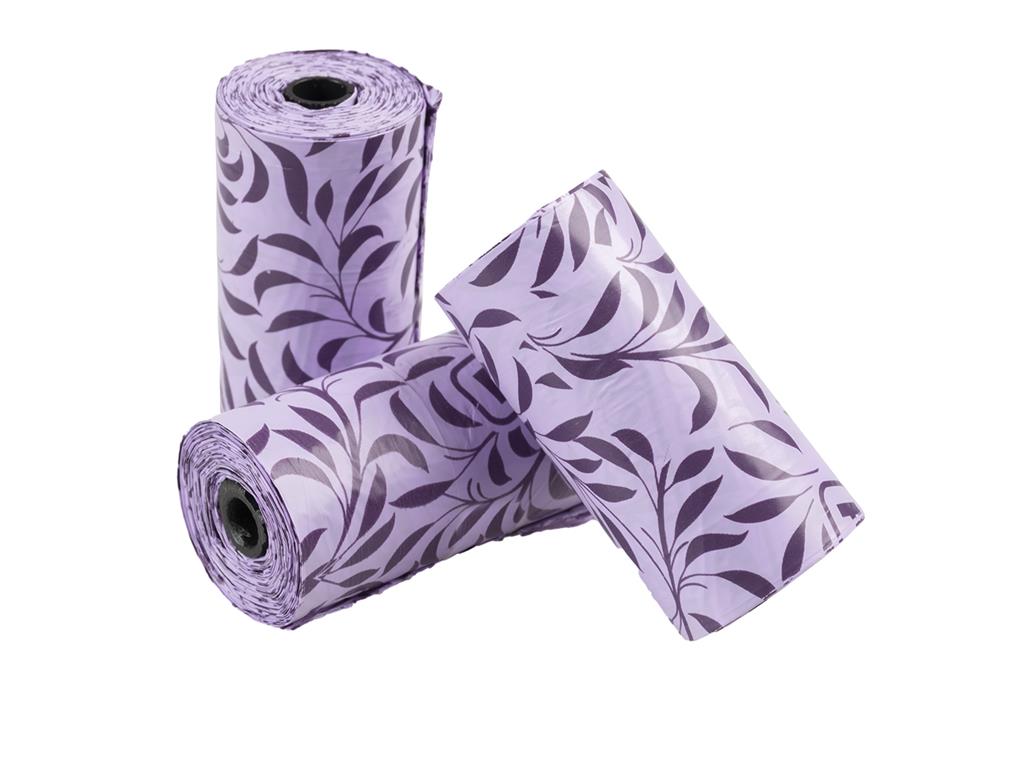 POOPIDOG VREČKE LAVANDA 8X15PCS