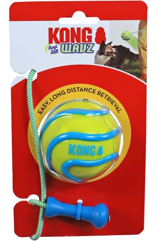 KONG ŽOGA Z VRVICO MEDIUM