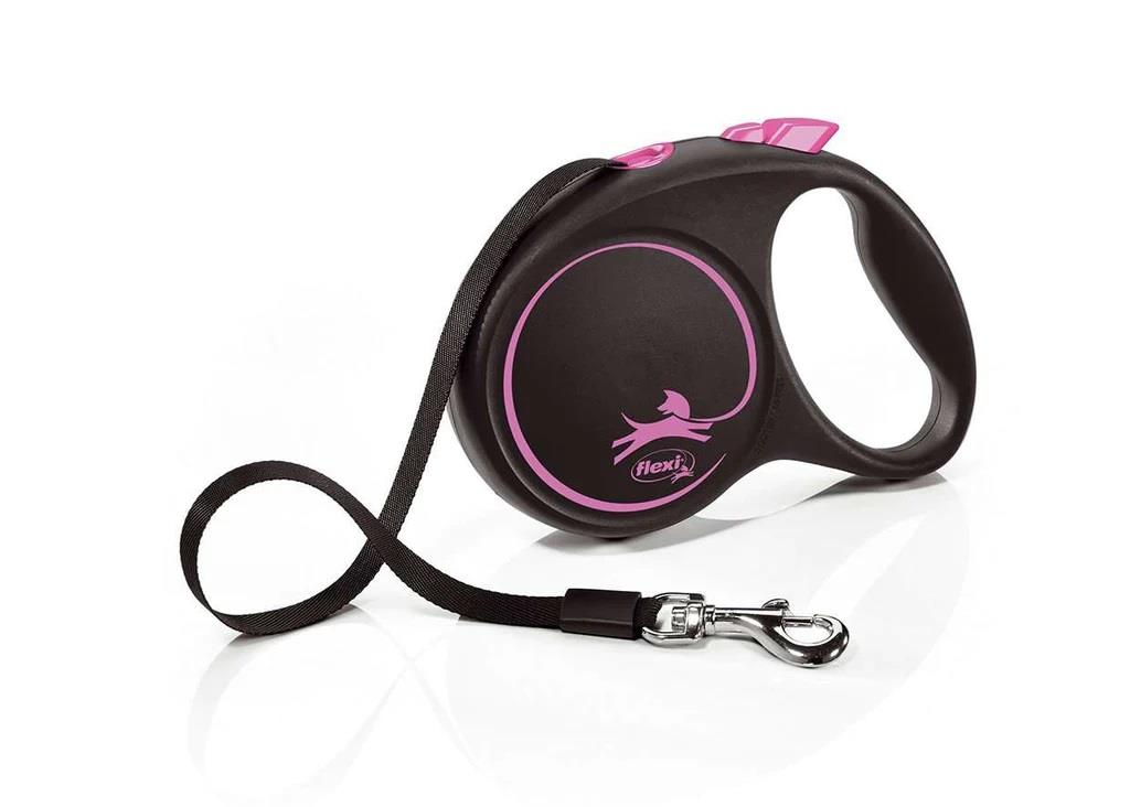 FLEXI BLACK DESIGN TRAK L PINK 5M