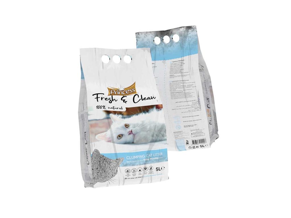 PRINCESS FRESH & CLEAN BABY POWDER 10L