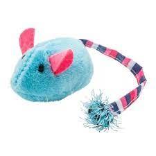 PAWISE CAT TOY MIŠKA MODRA/ZELENA/ROZA