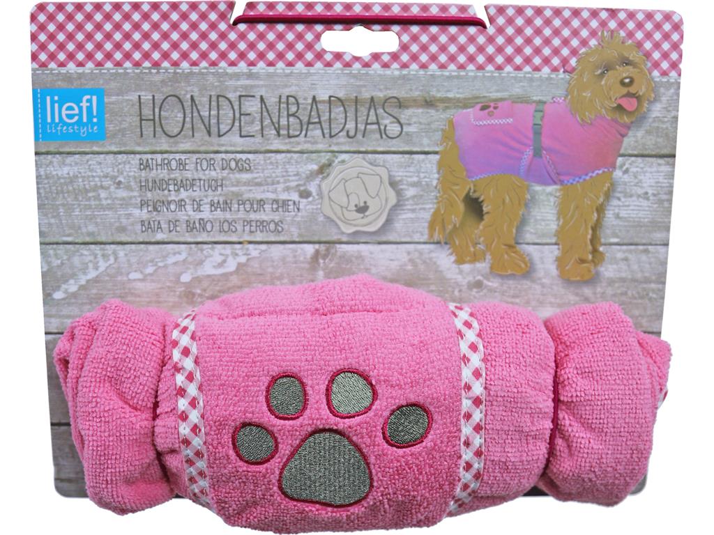 LIEF KOPALNI PLAŠČ ZA PSE ROZA L
