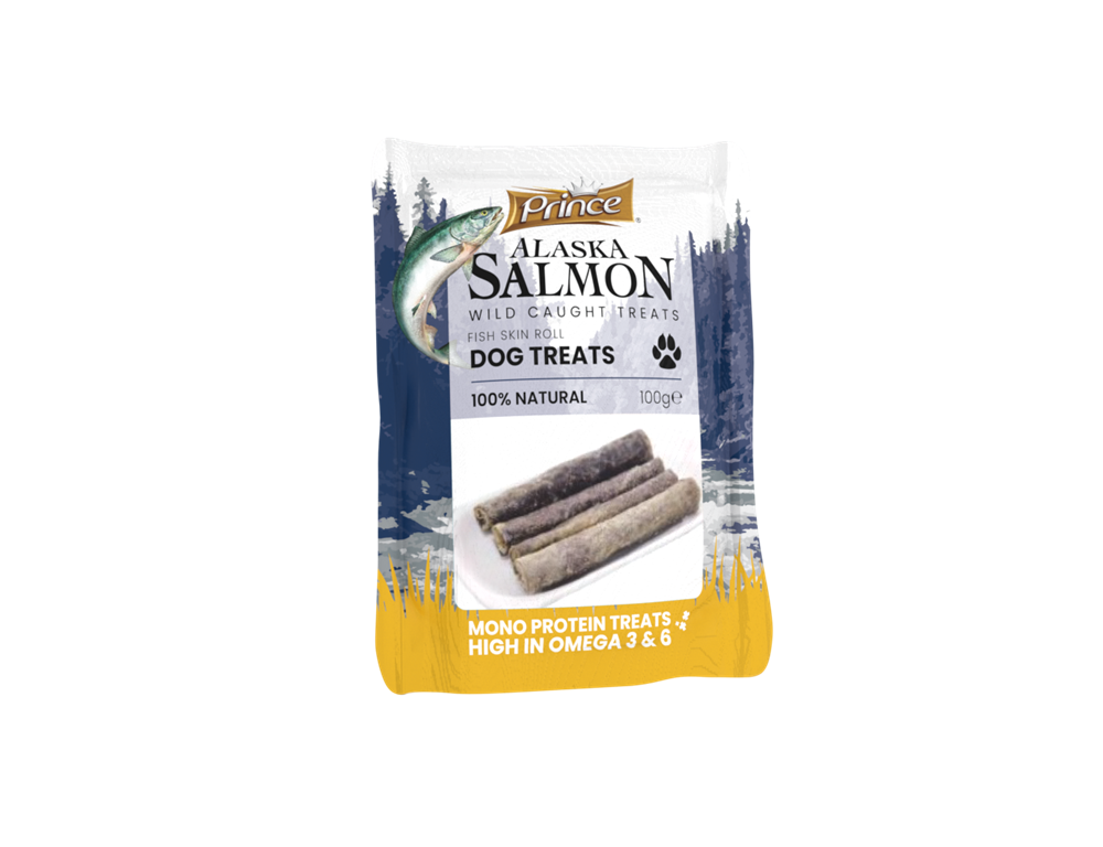 PRINCE ALASKA SALMON SKIN ROLL 100G