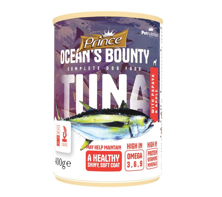 Prince Ocean’s Bounty – TUNA s papajo in jabolkom, 400g