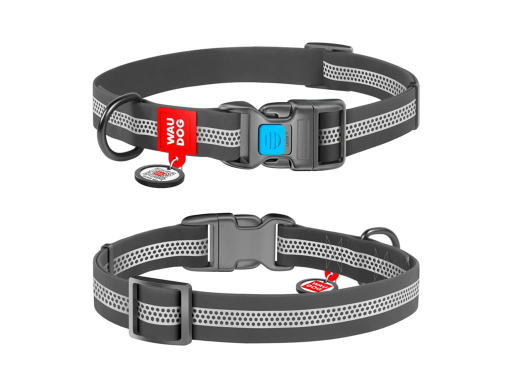 WAU DOG OVR.WATERPROOF REFL SIVA 46-70CM