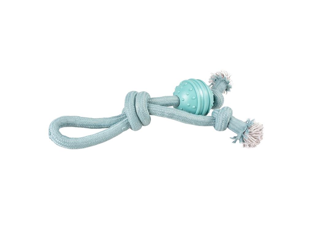DUVO PLUS IGRAČA ROPE + RUBBER BLUE