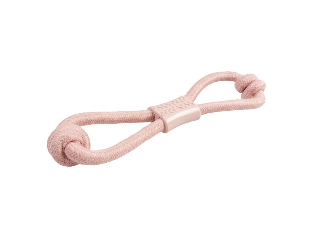 DUVO PLUS IGRAČA ROPE + RUBBER PINK 36CM