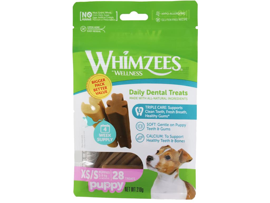 WHIMZEES PUPPY DENTALNE PALČKE XS/S 28KO