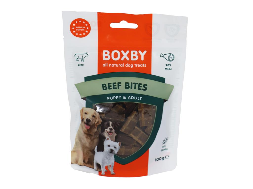 BOXBY BEEF BITES 100g