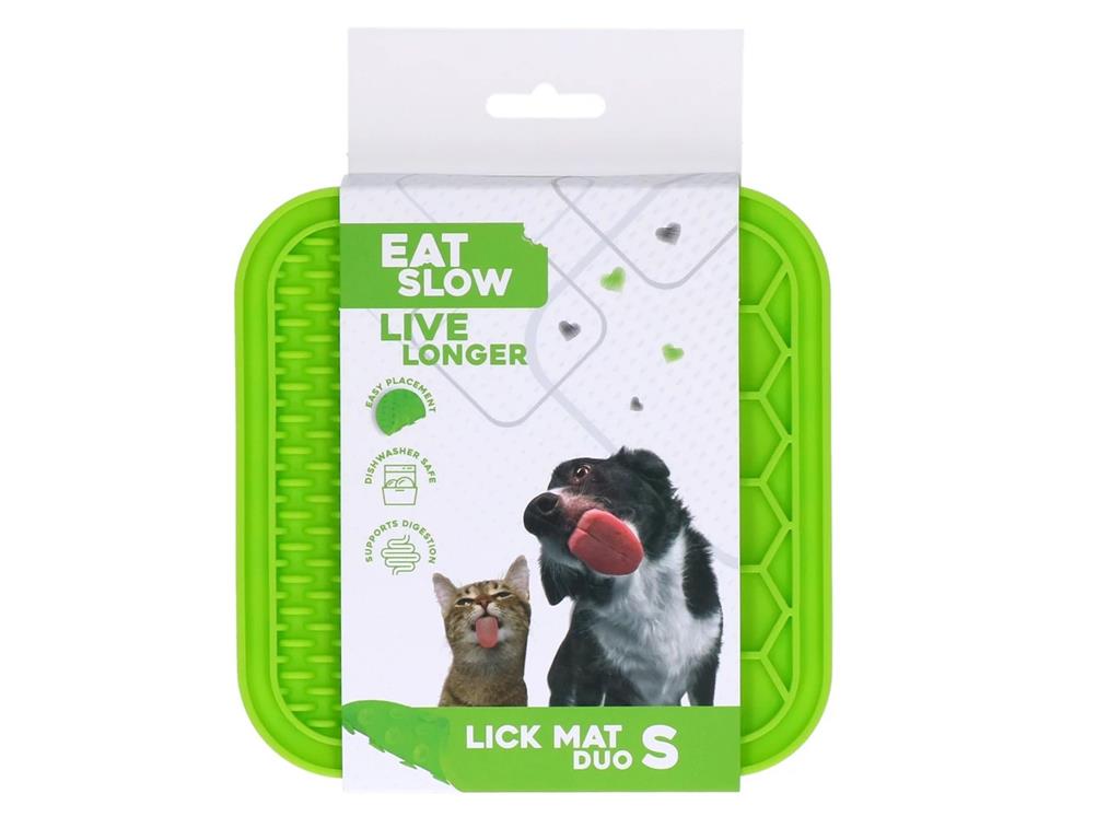 EAT SLOW LICK MAT DUO S ZELEN