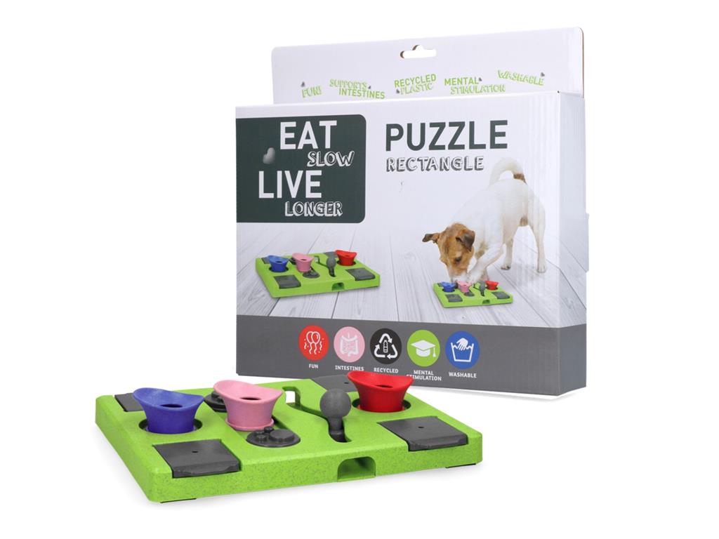 EAT SLOW PUZZLE RECTANGLE