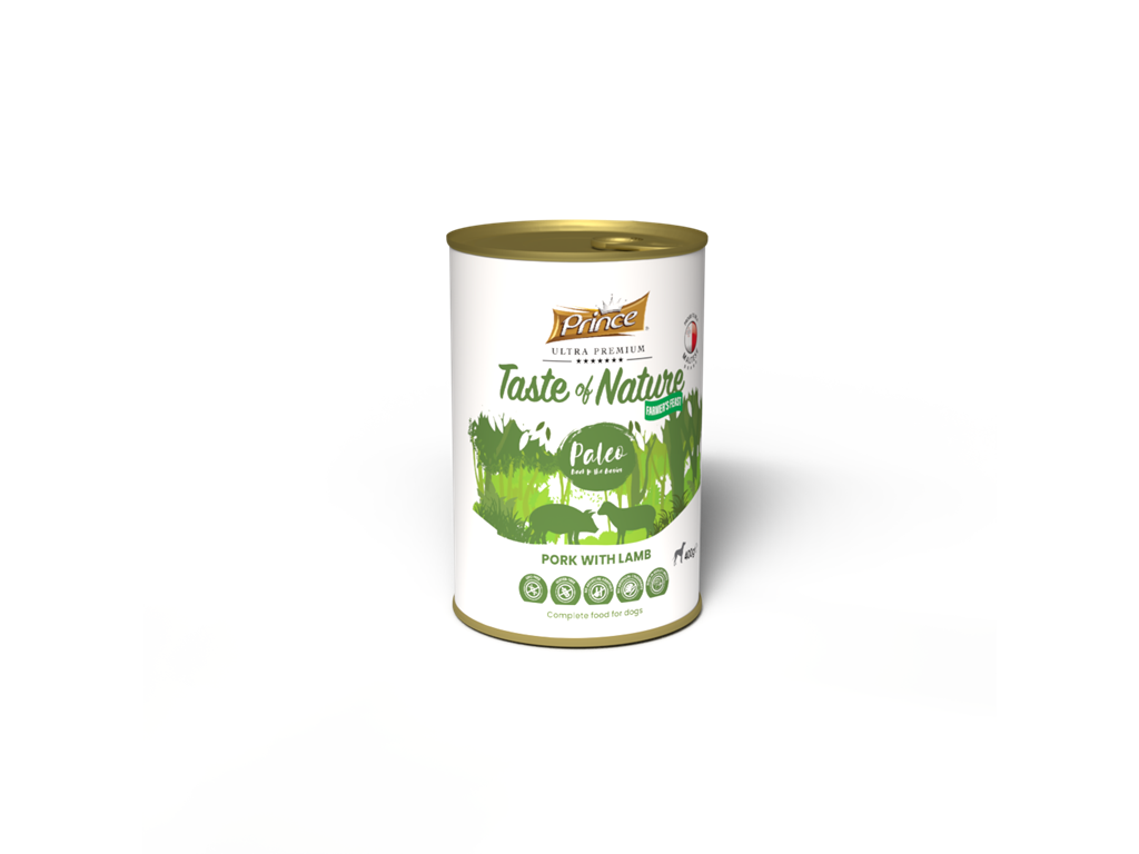 PRINCE TASTE OF NATURE PORK & LAMB 800G