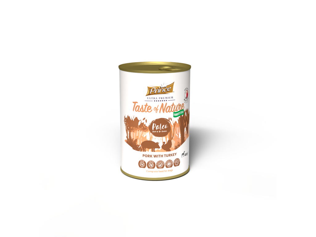 PRINCE TASTE OF NATURE PORK &TURKEY 800g