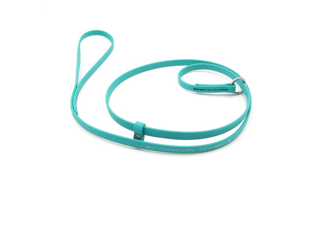 JellyPet Povodec zatezni - TEAL, 120cm