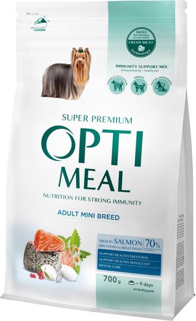 OPTIMEAL DOG ADILT MINI SALMON 1,5KG