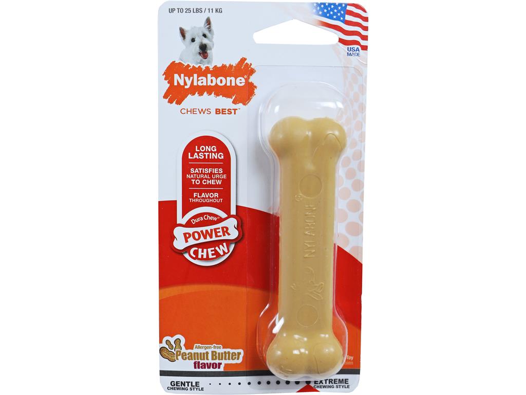 NYLABONE KOST Z ARAŠIDOVIM MASLOM SMALL