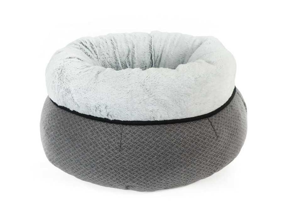 LEŽIŠČE RECORD DONUT SIV 40x40x23cm
