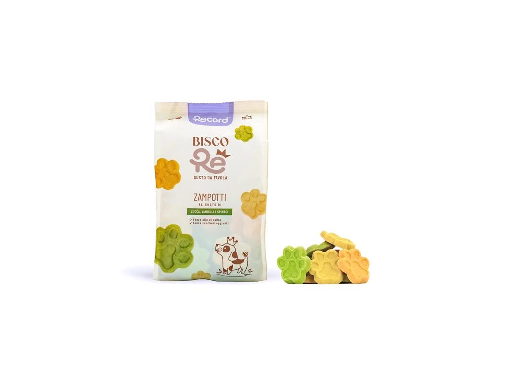 BiscoRe Pasji piškoti - z bučo, vaniljo in špinačo, 400g
