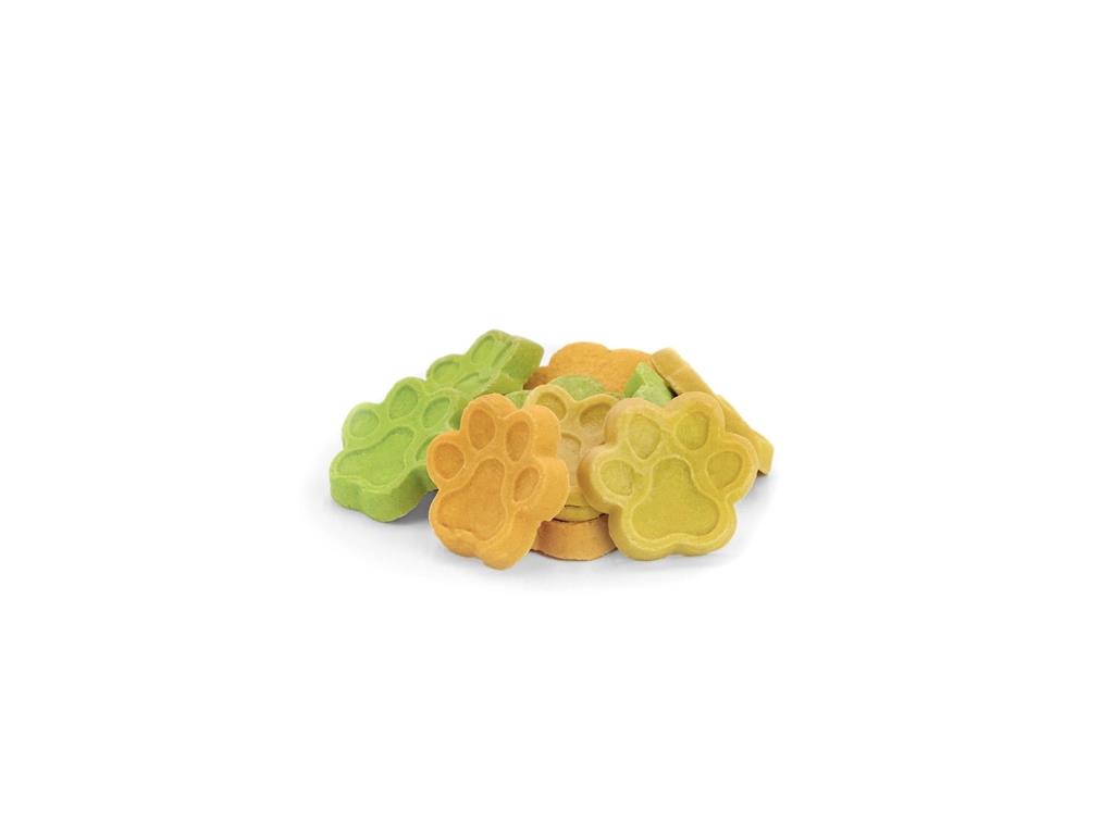 BiscoRe Pasji piškoti - z bučo, vaniljo in špinačo, 400g