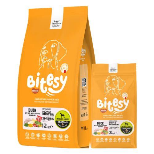 BITESY MONOPROTEIN DUCK SWT POT. 3KG